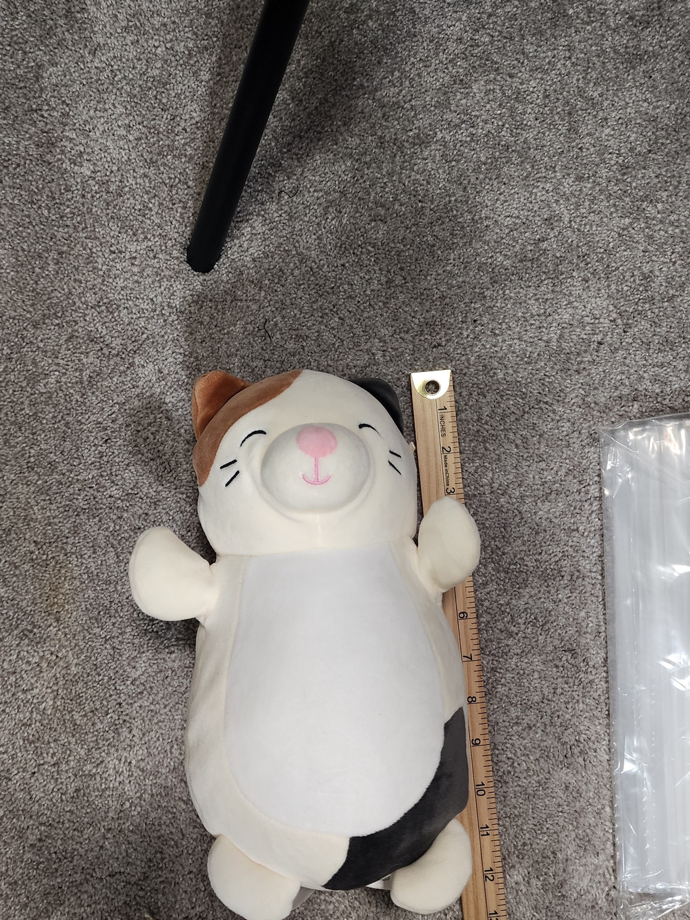 Squishmallows Calico Cat Plush - Cream, Brown, Black, Pink